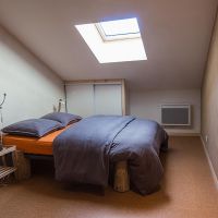 Chambre d'hôtes avec lit double. chambre d'hôtes Entre Ciel et Pierres Vercors