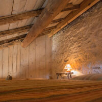 La petite mezzanine avec ses 2 matelas d'appoint Gîte 7-9 places Entre Ciel et Pierres Vercors
