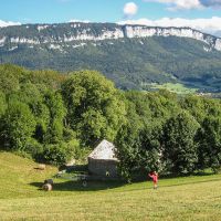 Arrivée à l'abri de la Goulandière Randonnée dans le Vercors