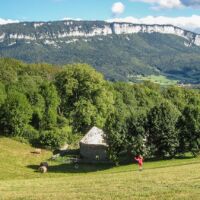 Arrivée à l'abri de la Goulandière Randonnée dans le Vercors