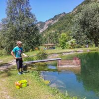 Ici on pêche et on peut manger ce que l'on pêche et si on n'a rien pêché, on prend un bon petit plat à la guinguette Etang de la guinguette du Pêcheur, Echevis
