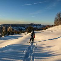 Presles:un cadre de rêve pour une belle randonnée sauvage en raquettes Randonnée en raquettes dans le Vercors