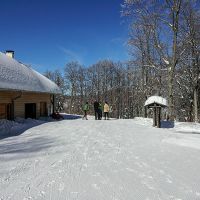 Patente, départ des pistes de ski de fond dans les Coulmes Ski de fond dans les Coulmes