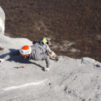 Presles, "Yin Yang", dernière longueur, 6c, Louis, 2020