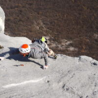 Presles, "Yin Yang", dernière longueur, 6c, Louis, 2020