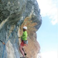 Presles, Bernard Gravier dans Frère de Sangle, 7c, mai 2021