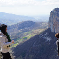 Randonnée en bordure de la falaise de presles