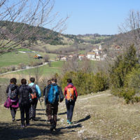 Randonnée en direction du village de presles