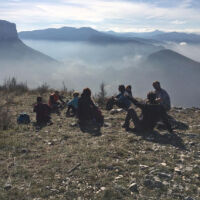 Pause, brume et soleil