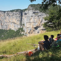 Vue saisissante en bordure de la falaise de presles