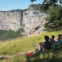 Vue saisissante en bordure de la falaise de presles
